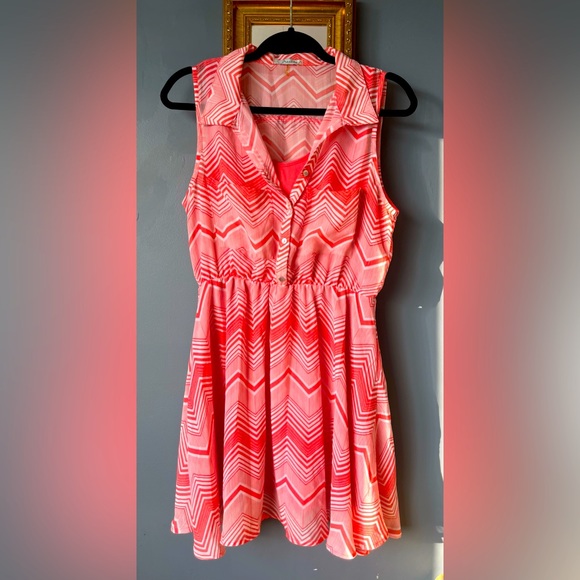 Dresses & Skirts - Coral sleeveless dress